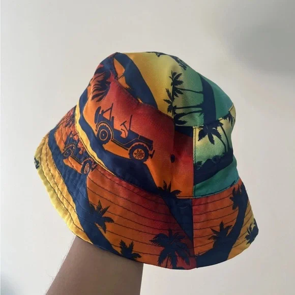 Kids Navy Blue Bucket Hat - Picture 5 of 6
